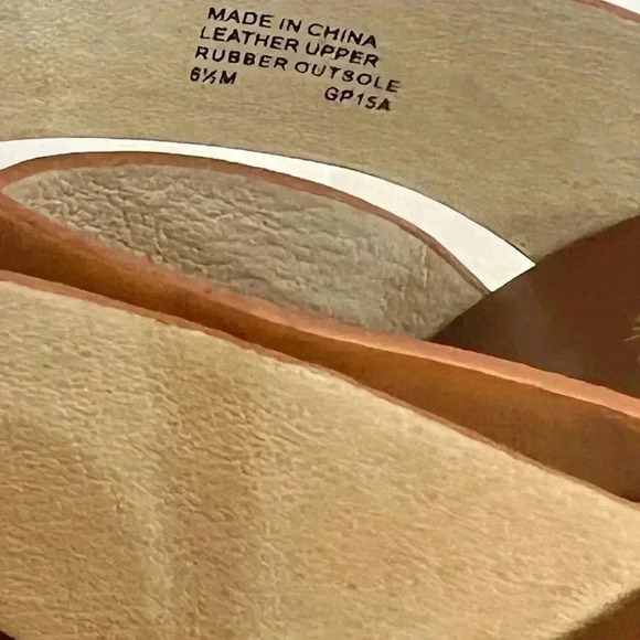 Michael Kors leather upper made heels Chestnut size 6.5 - Picture 6 of 9